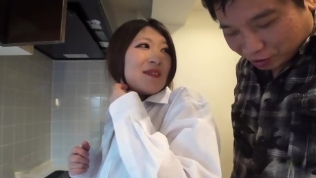 Busty Housekeeper Rina With Rina Araki