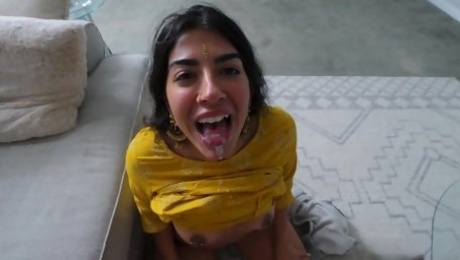 Desi beauty soaked in sperm after loud homemade cam sex