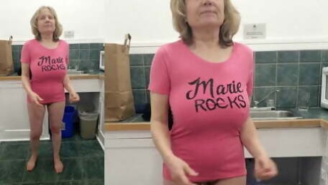 Sexy Grandma has the best body in town