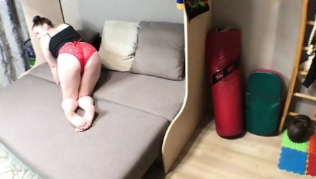 Stepmom Accidentally Got Stuck In The Couch