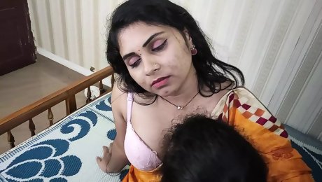 Saree and bra part 1 Boobs suck,kiss and lick, Sharun Raj kisses vaishnavy's hot boobs and lick, Mallu couple hot kiss, Romance